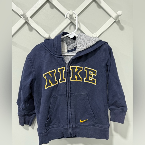 Nike Other - Boys size 4T Nike Sherpa zip up hoodie